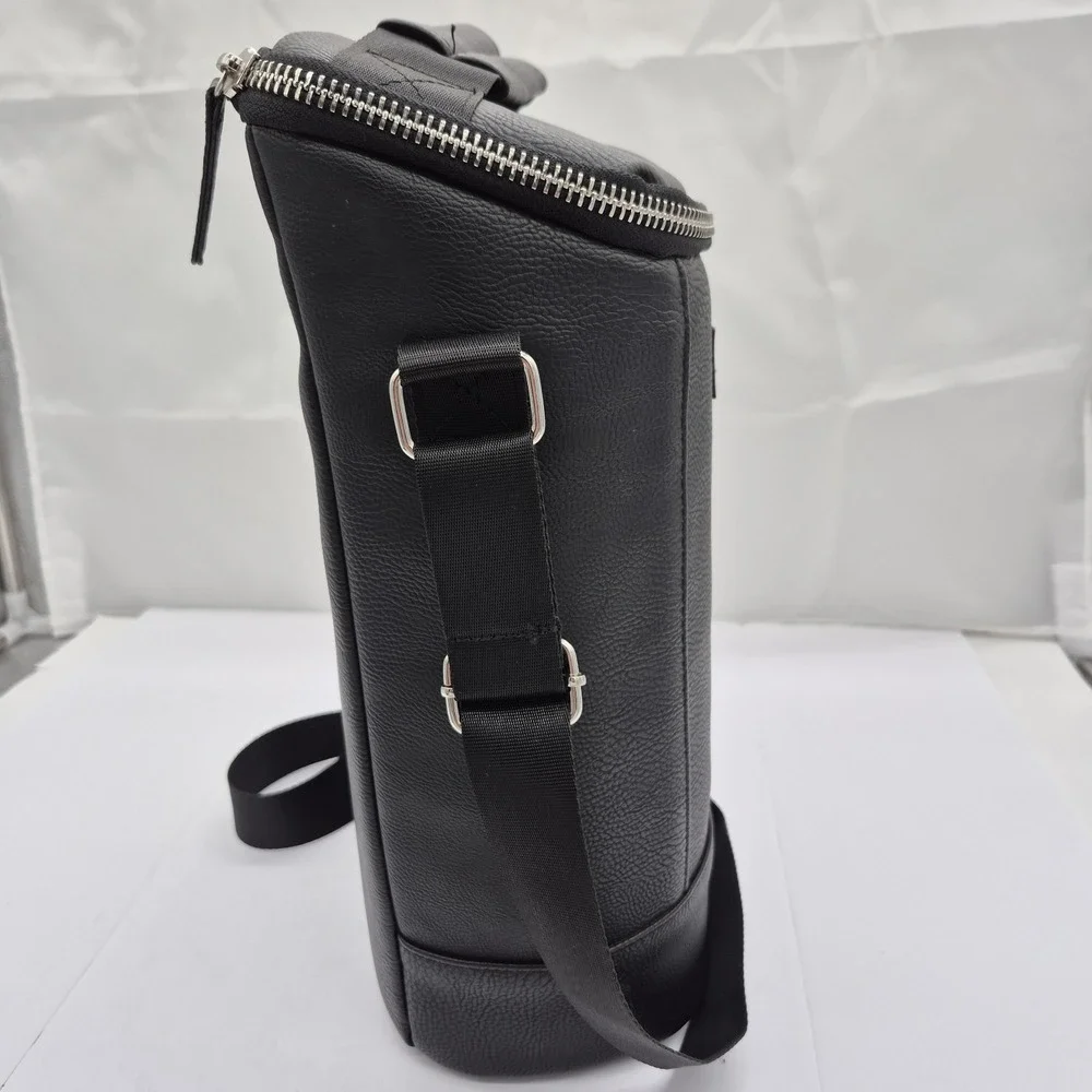 Igloo 2 Bottle Insulated Wine Cooler Bag Black Adjustable Shoulder Strap Handle